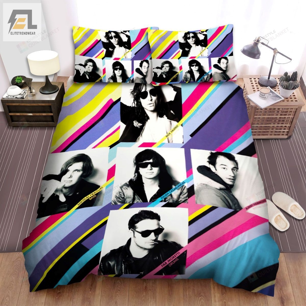 The Strokes Band Profile Bed Sheets Spread Comforter Duvet Cover Bedding Sets 