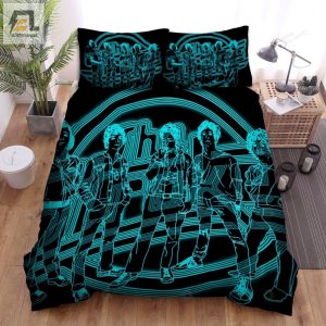 The Strokes Band Neon Light Bed Sheets Spread Comforter Duvet Cover Bedding Sets elitetrendwear 1 1