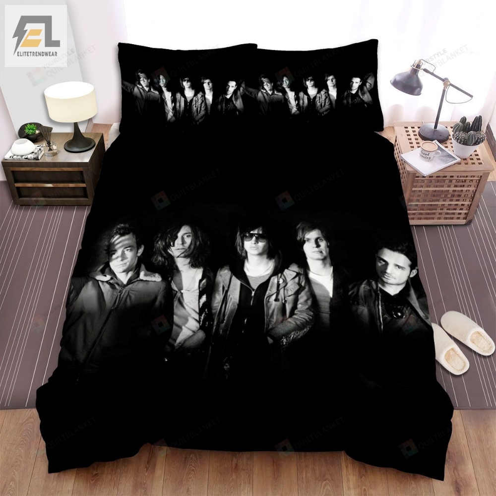 The Strokes Band Darkness Bed Sheets Spread Comforter Duvet Cover Bedding Sets 