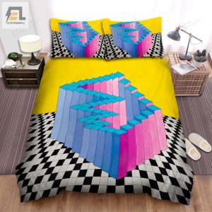 The Strokes Band Colorful Angles Bed Sheets Spread Comforter Duvet Cover Bedding Sets elitetrendwear 1 1