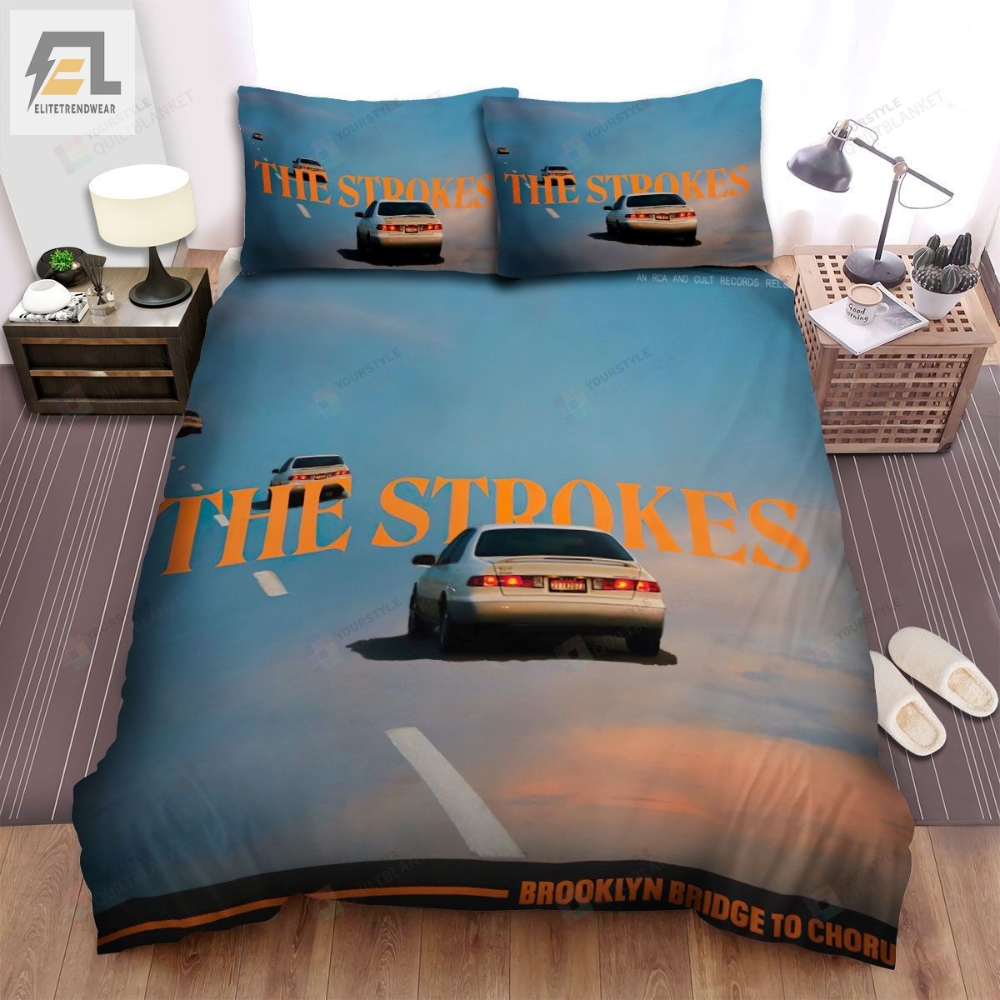 The Strokes Band Car Bed Sheets Spread Comforter Duvet Cover Bedding Sets 