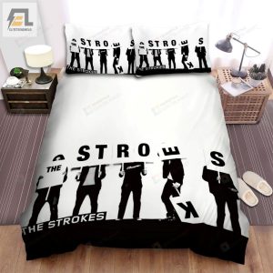 The Strokes Band Bo Faces Bed Sheets Spread Comforter Duvet Cover Bedding Sets elitetrendwear 1 1