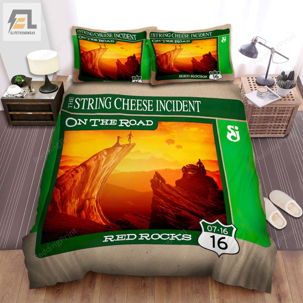 The String Cheese Incident Music Band On The Road Red Rocks Bed Sheets Duvet Cover Bedding Sets 