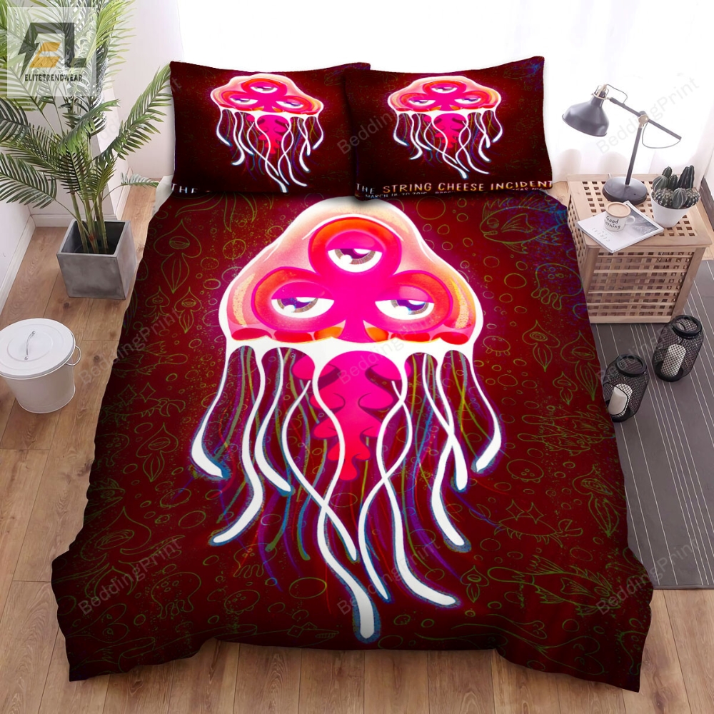 The String Cheese Incident Music Band Art Ticket Tour Bed Sheets Duvet Cover Bedding Sets 