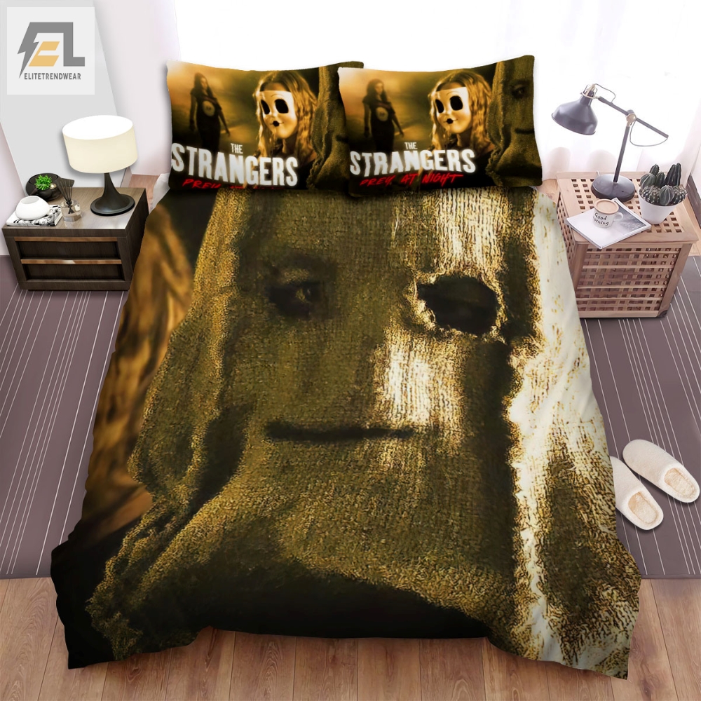 The Strangers Prey At Night The Main Actors Scene Movie Poster Bed Sheets Spread Comforter Duvet Cover Bedding Sets 