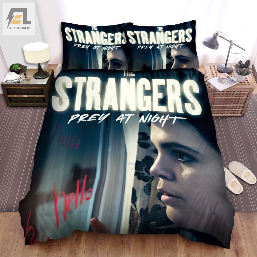 The Strangers Prey At Night Prey At Night Movie Poster Bed Sheets Spread Comforter Duvet Cover Bedding Sets 