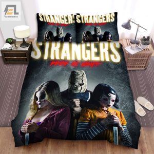 The Strangers Prey At Night Based On True Events Movie Poster Bed Sheets Spread Comforter Duvet Cover Bedding Sets elitetrendwear 1 1