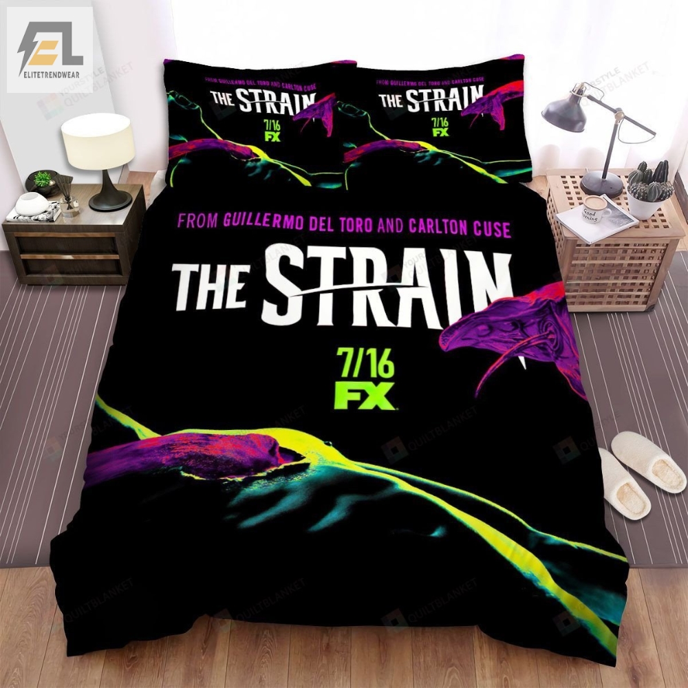 The Strain 20142017 Movie Poster Fanart Bed Sheets Spread Comforter Duvet Cover Bedding Sets 