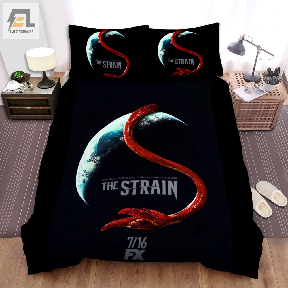 The Strain 20142017 Movie Poster Artwork 2 Bed Sheets Spread Comforter Duvet Cover Bedding Sets 