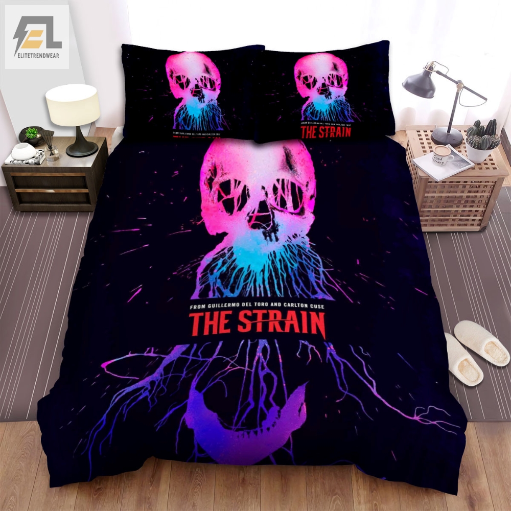 The Strain 20142017 Movie Illustration 2 Bed Sheets Spread Comforter Duvet Cover Bedding Sets 