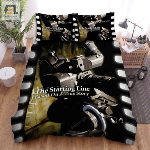 The Starting Line Based On A True Story Album Bed Sheets Duvet Cover Bedding Sets elitetrendwear 1