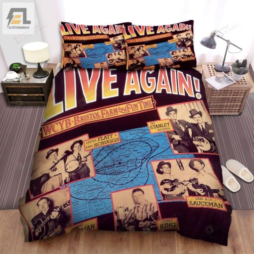The Stanley Brothers Music Band Live Again Bed Sheets Spread Comforter Duvet Cover Bedding Sets elitetrendwear 1