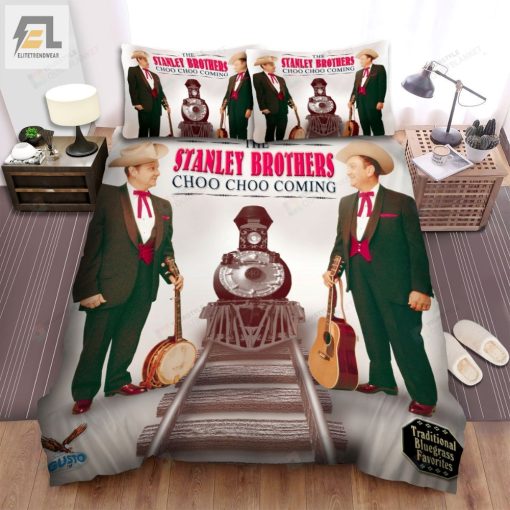 The Stanley Brothers Music Band Choo Choo Coming Bed Sheets Spread Comforter Duvet Cover Bedding Sets elitetrendwear 1