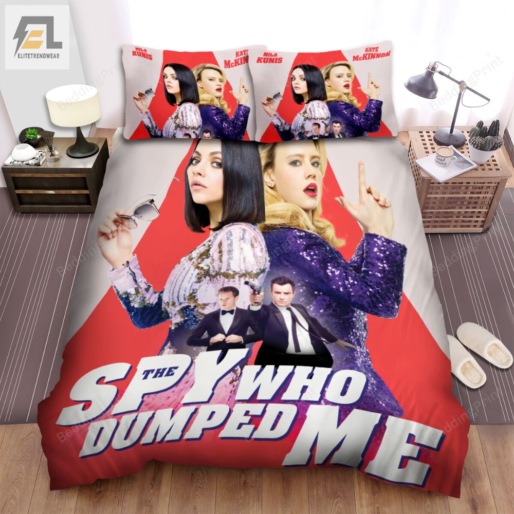 The Spy Who Dumped Me 2018 Kiss My Assassin Movie Poster Bed Sheets Duvet Cover Bedding Sets 