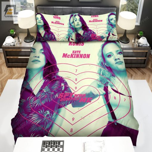 The Spy Who Dumped Me 2018 Minimum Experience. Maximum Damage Movie Poster Bed Sheets Duvet Cover Bedding Sets elitetrendwear 1 1