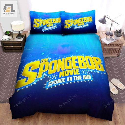 The Spongebob Movie Sponge On The Run 2020 Movie Poster Theme 3 Bed Sheets Duvet Cover Bedding Sets elitetrendwear 1 1
