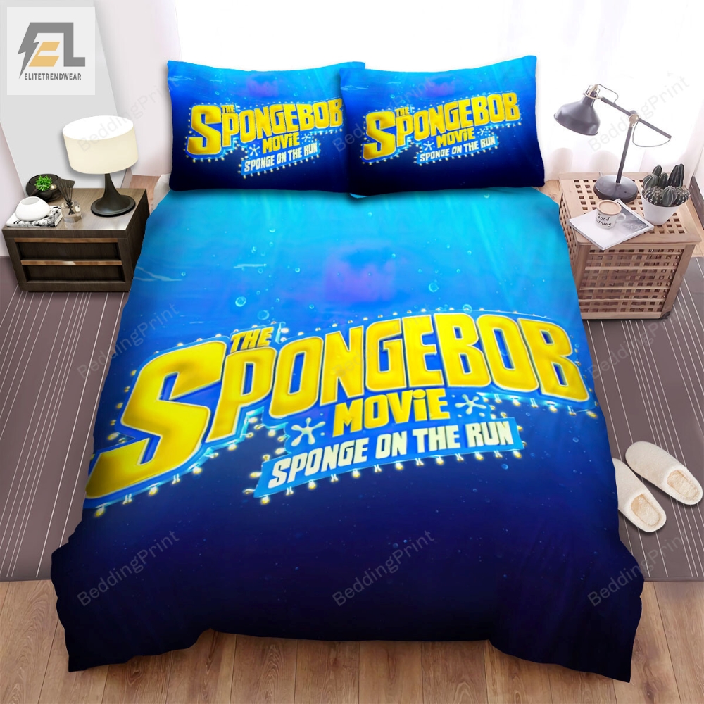 The Spongebob Movie Sponge On The Run 2020 Movie Poster Theme 3 Bed Sheets Duvet Cover Bedding Sets 
