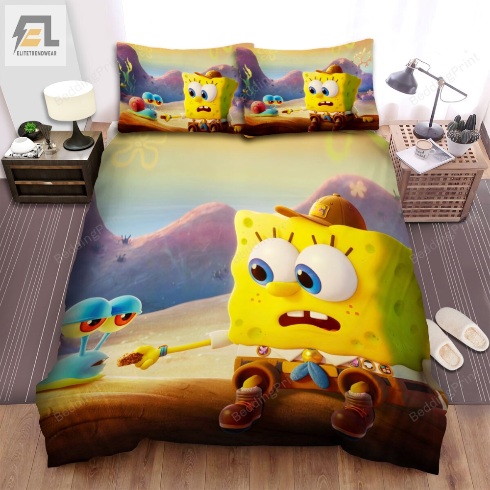The Spongebob Movie Sponge On The Run 2020 Movie Poster Theme 2 Bed Sheets Duvet Cover Bedding Sets 