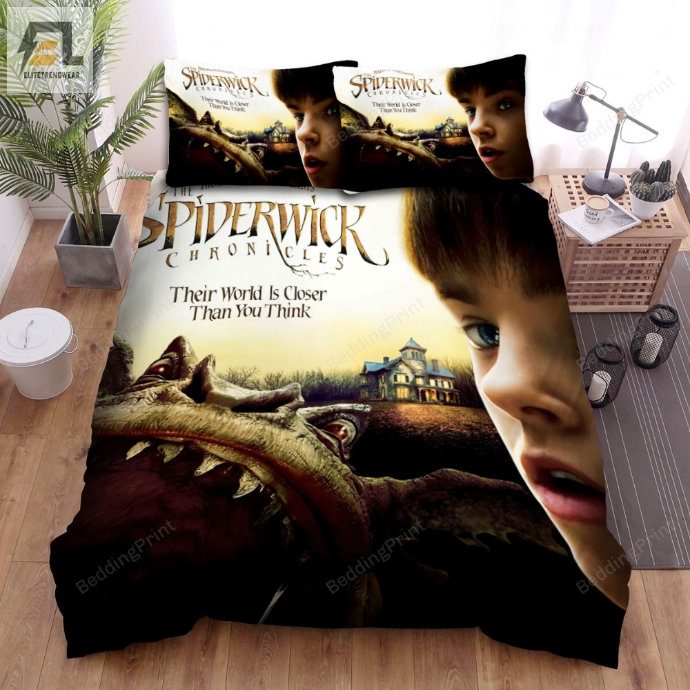 The Spiderwick Chronicles 2008 Movie Their World Is Closer Than You Think 2 Bed Sheets Duvet Cover Bedding Sets 