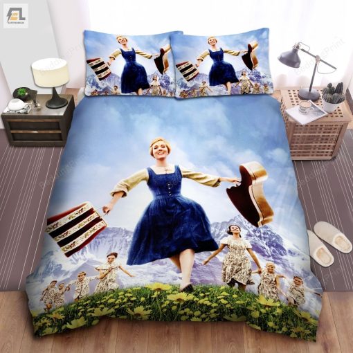 The Sound Of Music Story Book Art Cover Bed Sheets Duvet Cover Bedding Sets elitetrendwear 1