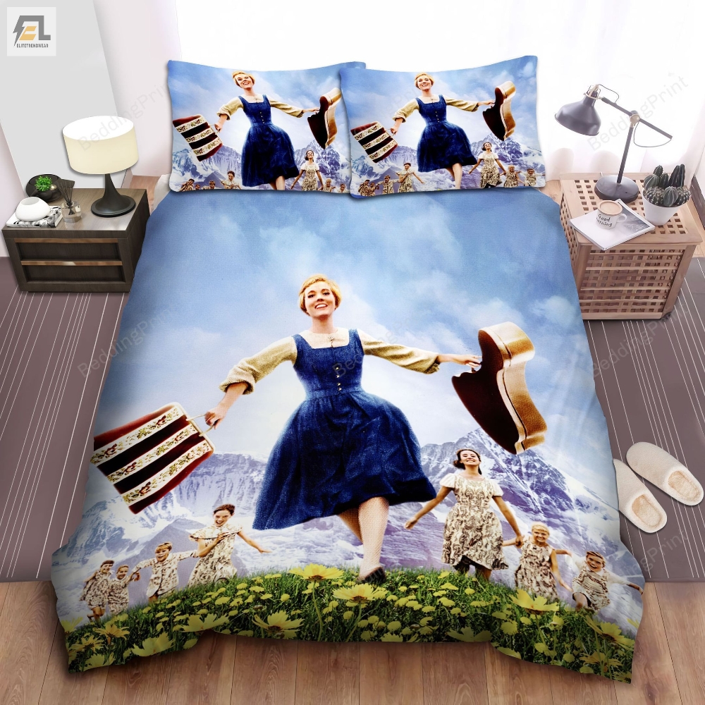 The Sound Of Music Story Book Art Cover Bed Sheets Duvet Cover Bedding Sets 