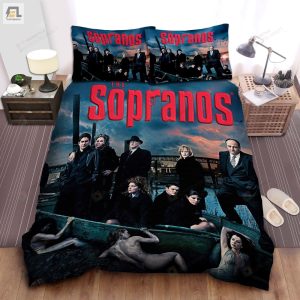 The Sopranos Season 5 Characters Poster Bed Sheet Spread Duvet Cover Bedding Sets elitetrendwear 1 1