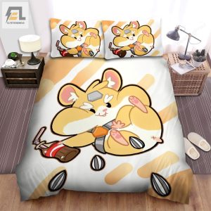 The Small Animal A The Hamster Character In Game Bed Sheets Spread Duvet Cover Bedding Sets elitetrendwear 1 1