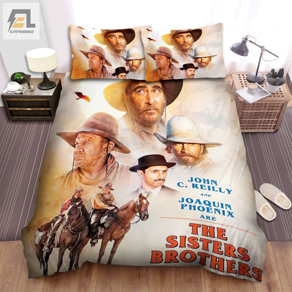 The Sisters Brothers Poster Art Bed Sheets Spread Comforter Duvet Cover Bedding Sets 