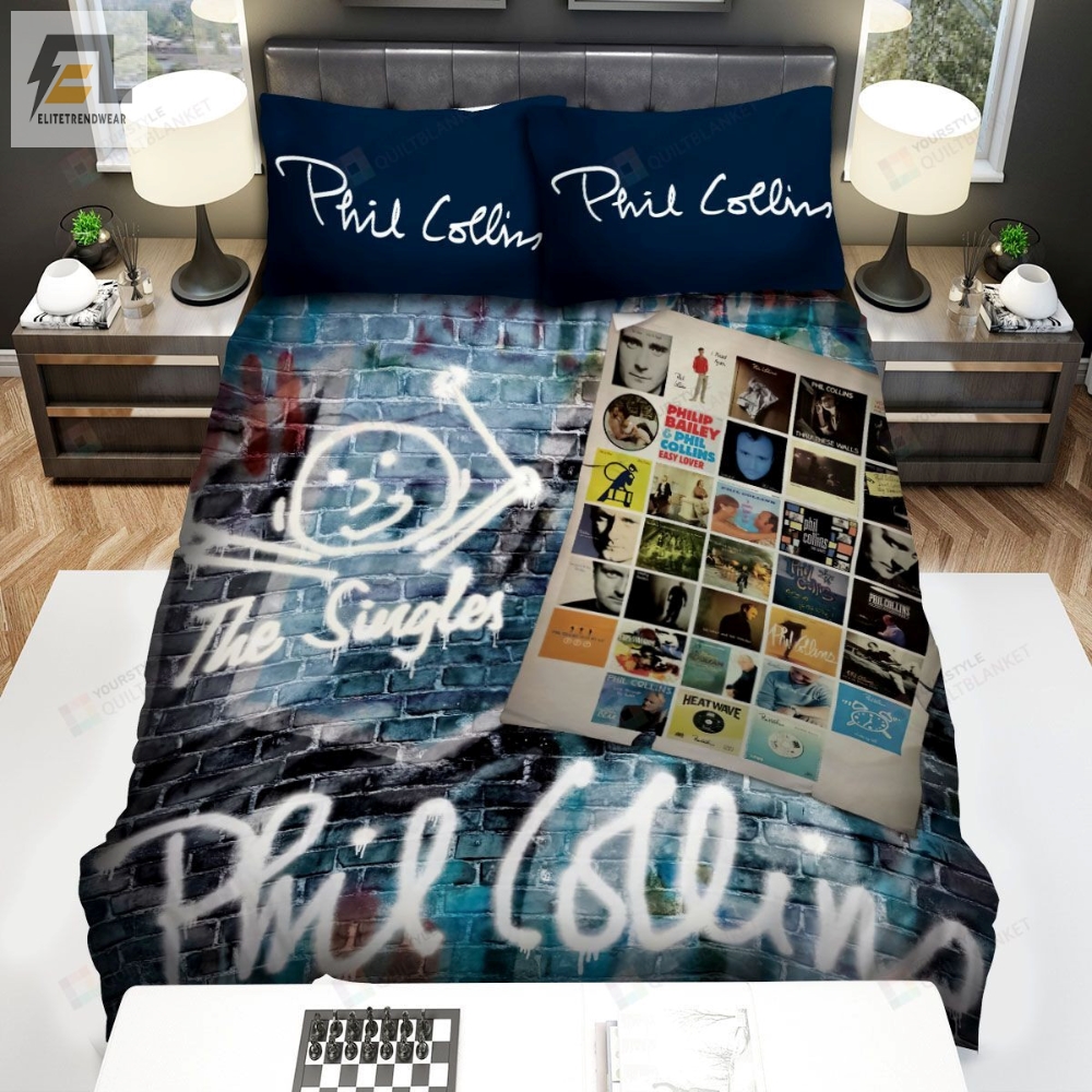 The Singles V2 Phil Collins Bed Sheets Spread Comforter Duvet Cover Bedding Sets 
