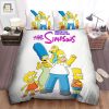 The Simpsons Family Poster In White Bed Sheets Spread Comforter Duvet Cover Bedding Sets elitetrendwear 1