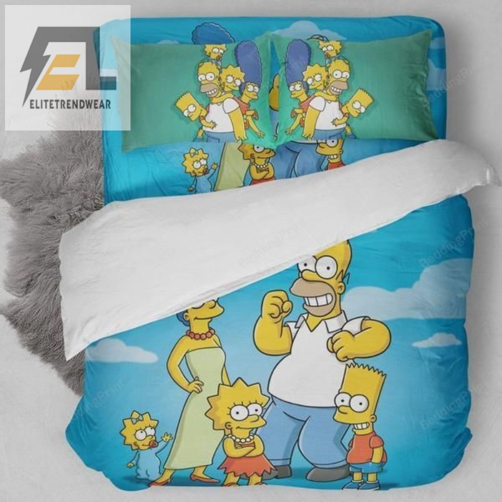 The Simpsons A Bedding Set Duvet Cover  Pillow Cases 