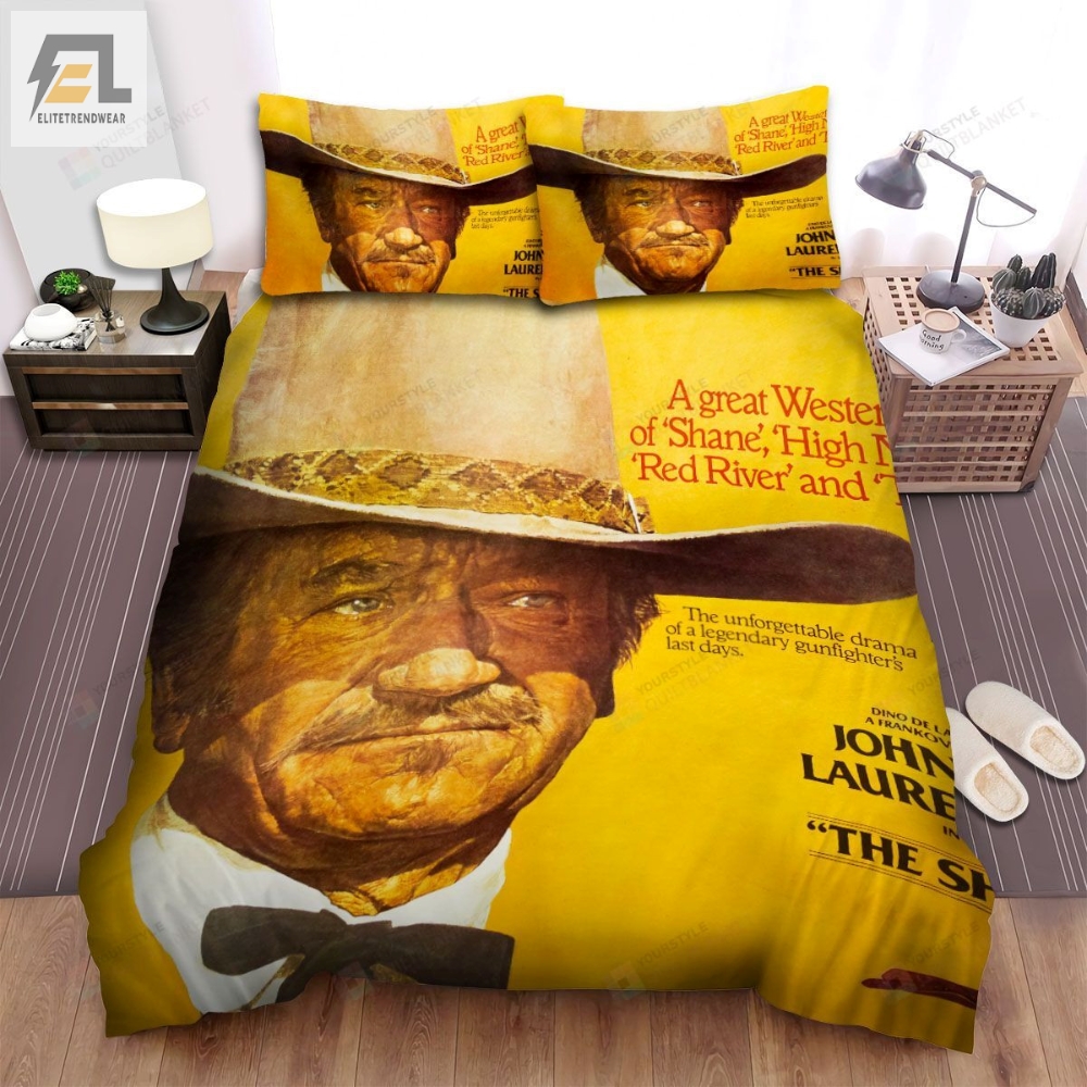 The Shootist Jonh Wayne Poster Bed Sheets Spread Comforter Duvet Cover Bedding Sets 