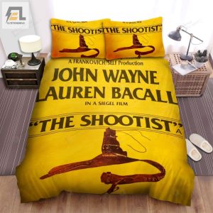 The Shootist Movie Art 2 Bed Sheets Spread Comforter Duvet Cover Bedding Sets elitetrendwear 1 1
