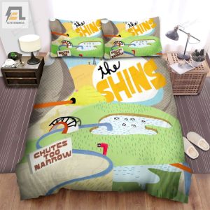 The Shins Band Chutes Too Narrow Album Cover Bed Sheets Spread Comforter Duvet Cover Bedding Sets elitetrendwear 1 1