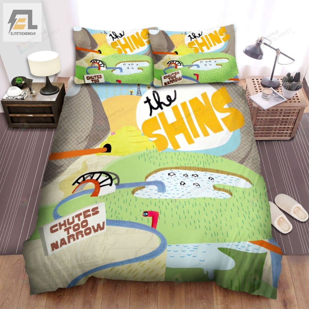 The Shins Band Chutes Too Narrow Album Cover Bed Sheets Spread Comforter Duvet Cover Bedding Sets 