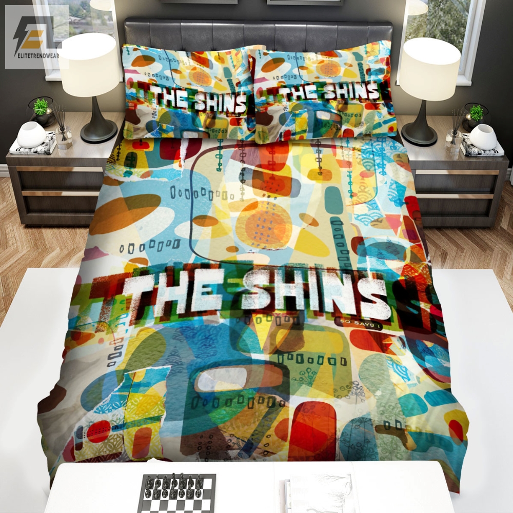 The Shins Band Colorful Art Bed Sheets Spread Comforter Duvet Cover Bedding Sets 