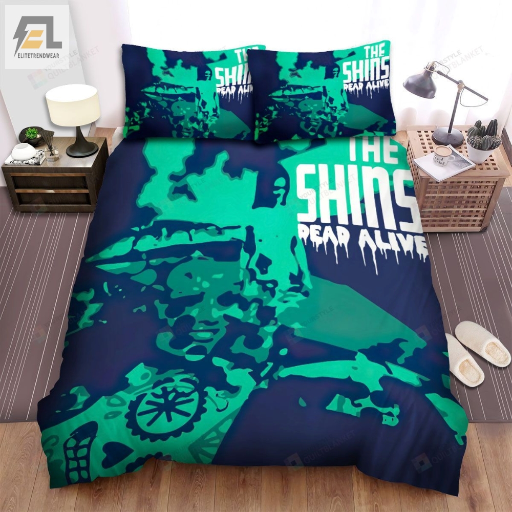 The Shins Band Dead Alive Album Cover Bed Sheets Spread Comforter Duvet Cover Bedding Sets 