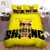 The Shining Yellow Background With The Face Of The Men In The Center Movie Poster Bed Sheets Spread Comforter Duvet Cover Bedding Sets elitetrendwear 1