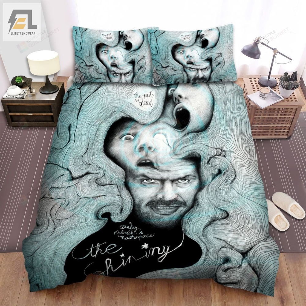 The Shining The Past Is Dead Movie Art Picture Bed Sheets Spread Comforter Duvet Cover Bedding Sets 