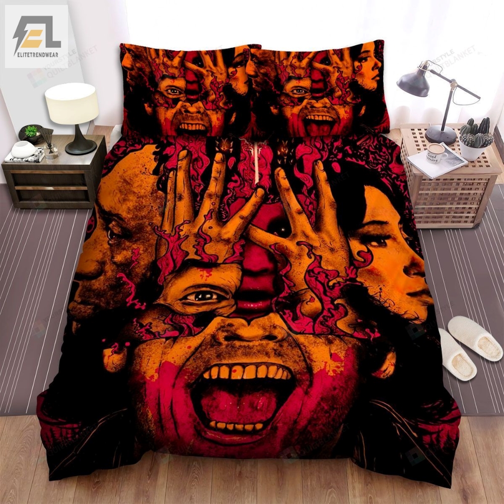 The Shining The Men With The Face Of Someone Art Movie Poster Bed Sheets Spread Comforter Duvet Cover Bedding Sets 