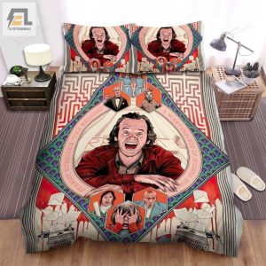 The Shining Picture Of All Main Actors In The Movie Poster Bed Sheets Spread Comforter Duvet Cover Bedding Sets elitetrendwear 1 1