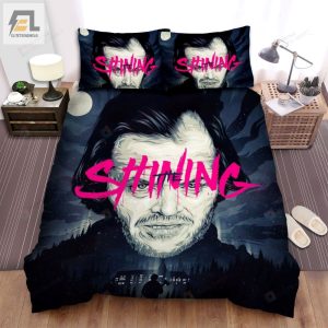 The Shining Face Of The Men With Scene Movie Background Movie Poster Bed Sheets Spread Comforter Duvet Cover Bedding Sets elitetrendwear 1 1