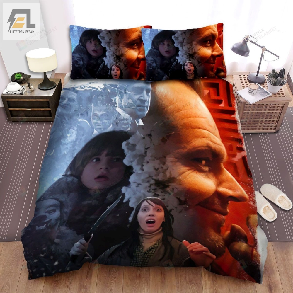 The Shining Expressions Of The Characters Movie Poster Bed Sheets Spread Comforter Duvet Cover Bedding Sets 