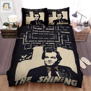 The Shining A Stanley Kubrick Fim Movie Poster Ver 2 Bed Sheets Spread Comforter Duvet Cover Bedding Sets elitetrendwear 1 1