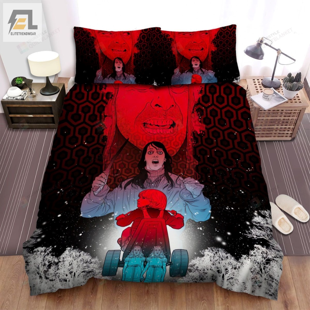 The Shining All Main Actors In The Movie Bed Sheets Spread Comforter Duvet Cover Bedding Sets 