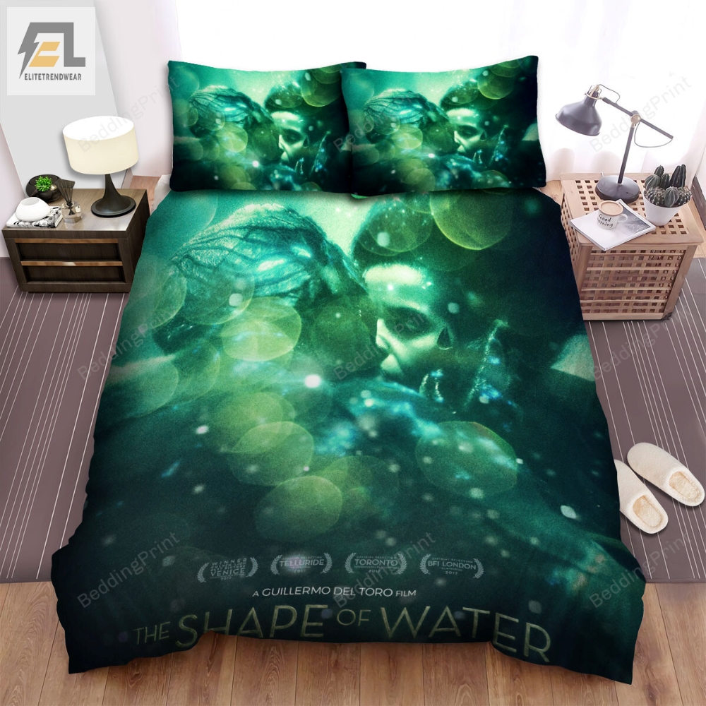 The Shape Of Water 2017 Movie Poster 2 Bed Sheets Duvet Cover Bedding Sets 