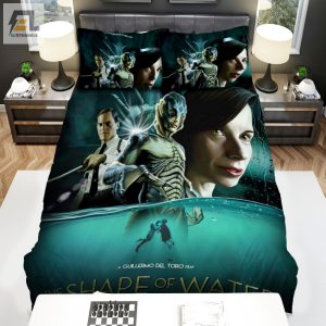 The Shape Of Water 2017 Movie Illustration 2 Bed Sheets Duvet Cover Bedding Sets elitetrendwear 1 1