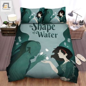 The Shape Of Water 2017 Movie Digital Art 5 Bed Sheets Duvet Cover Bedding Sets elitetrendwear 1 1
