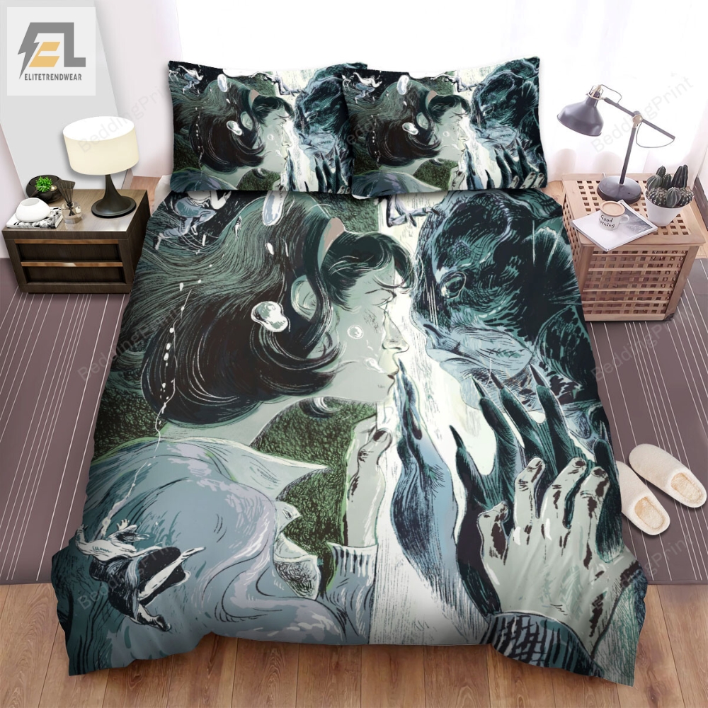 The Shape Of Water 2017 Movie Art 6 Bed Sheets Duvet Cover Bedding Sets 