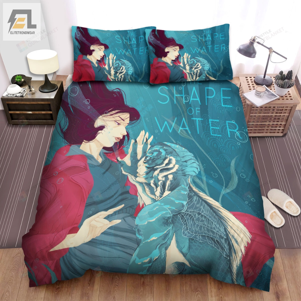 The Shape Of Water 2017 Movie Art 3 Bed Sheets Duvet Cover Bedding Sets 